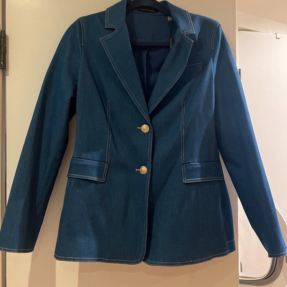 Elie Tahari Denim Jacket/Blazer Size US 8